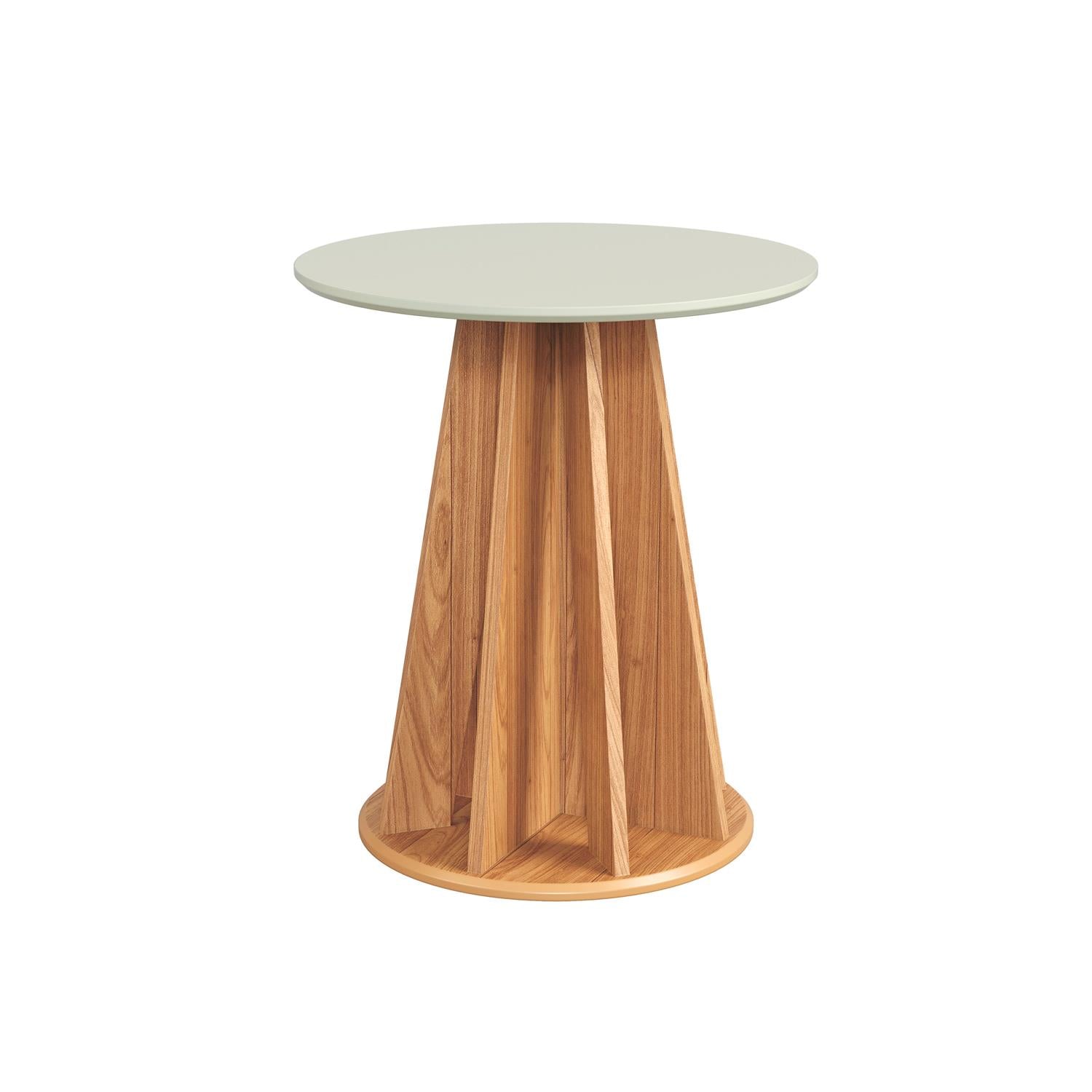Mesa Auxiliar Iris 50X58 Natural, Off White