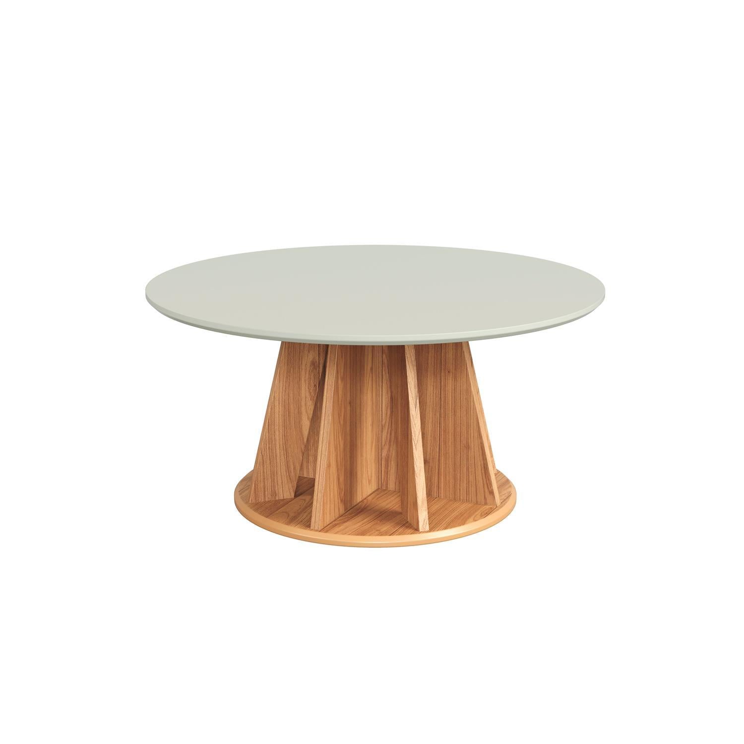Mesa De Centro Iris 70X35 Natural, Off White
