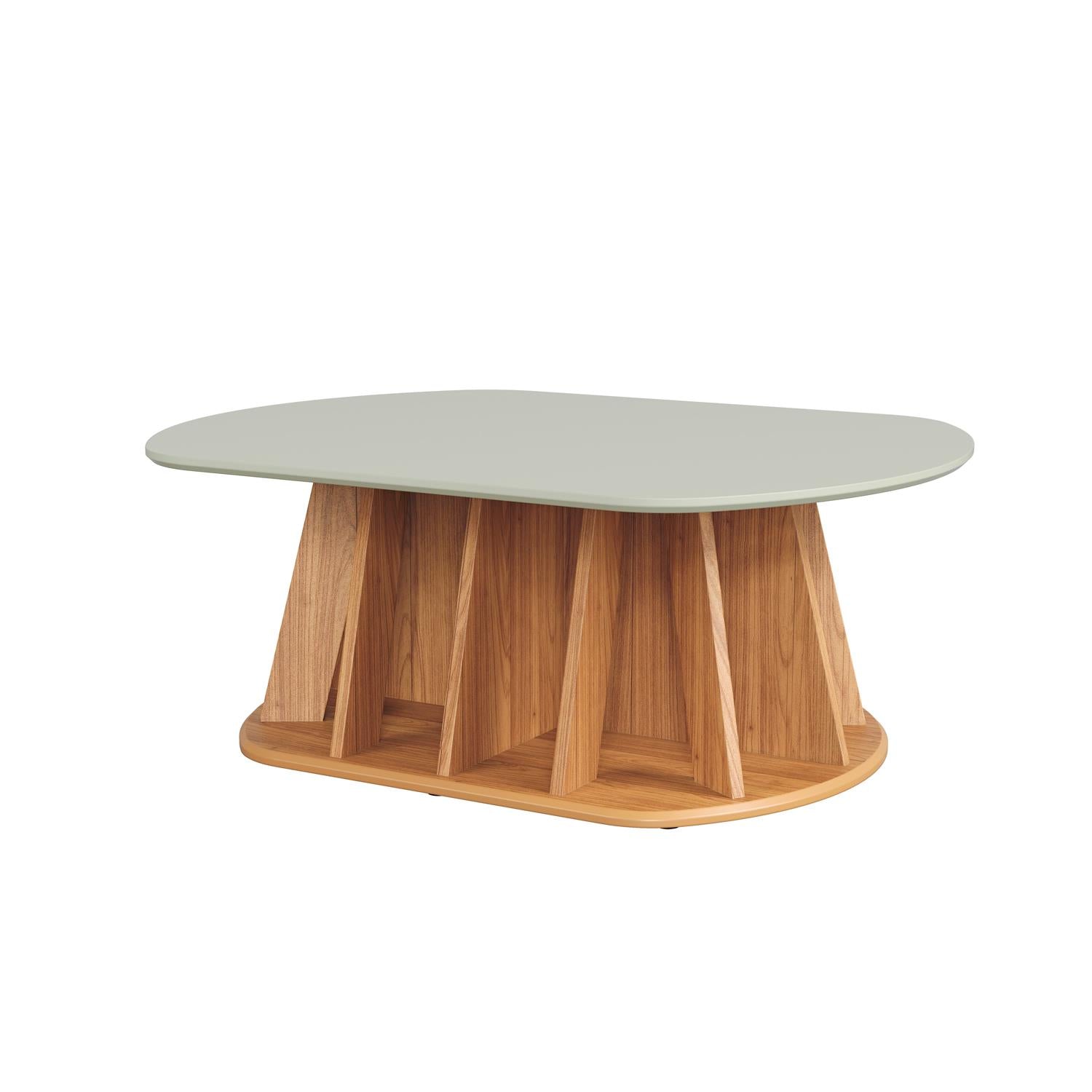 Mesa De Centro Iris 90X35X70 Natural, Off White