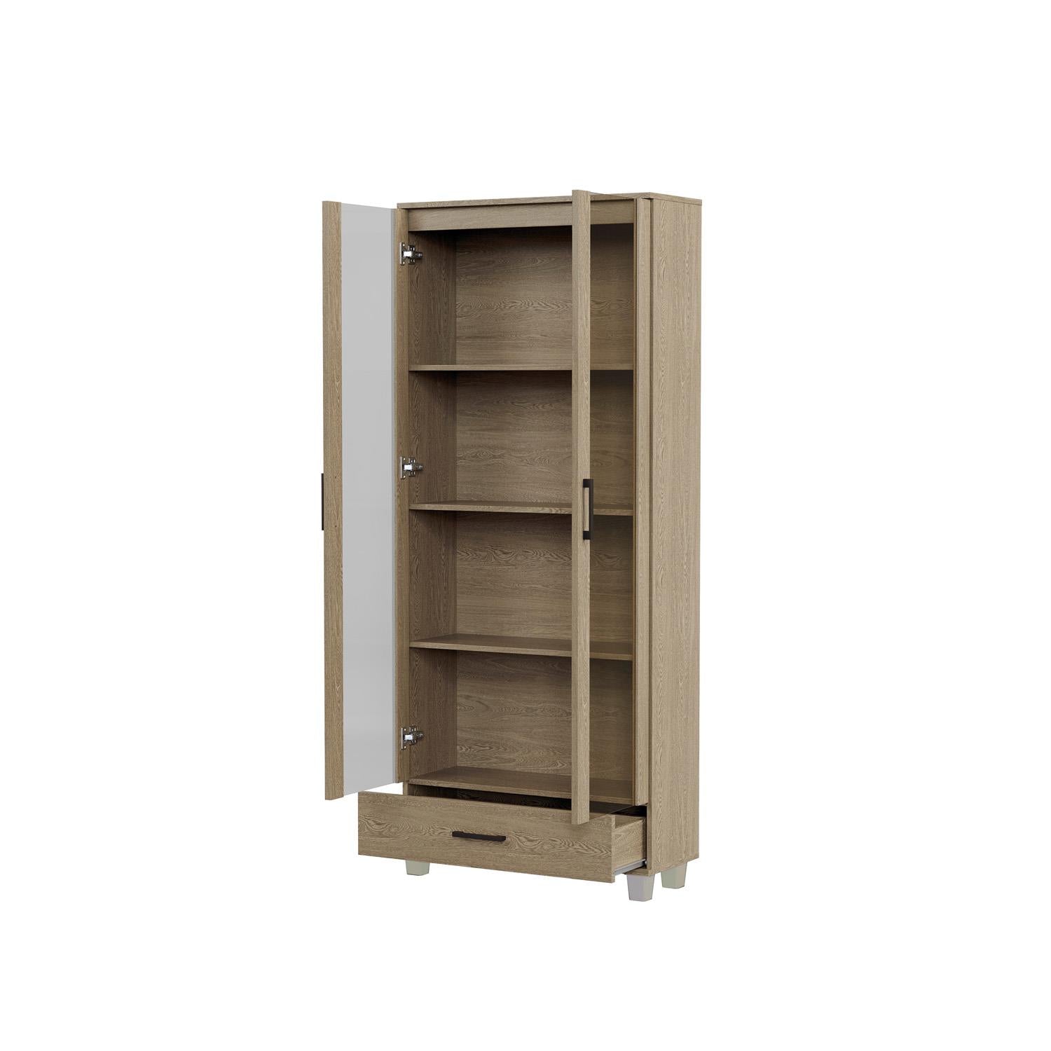 Vitrina Ivo 77X183X30 Natural