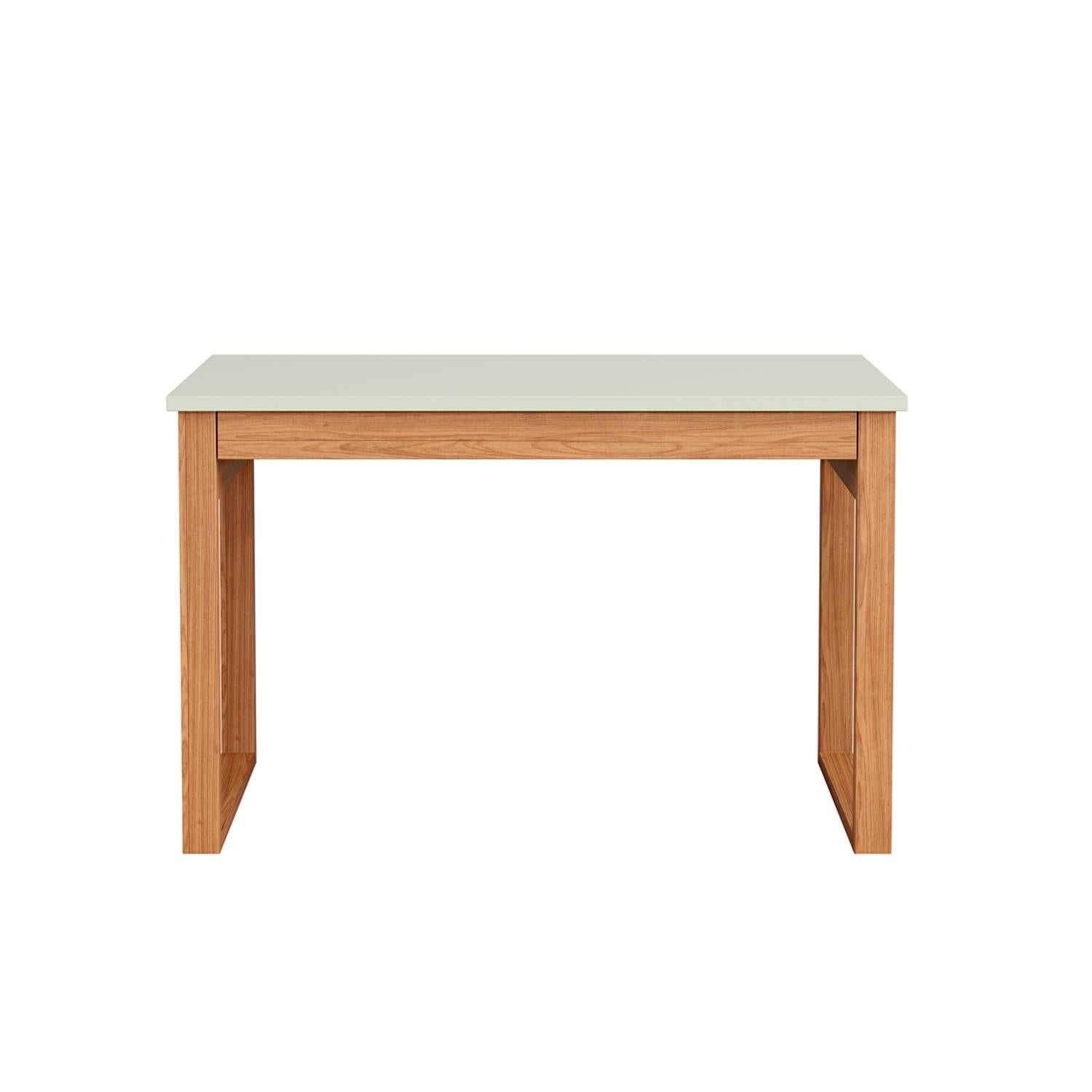 Escritorio Cox 118X75 Off White, Natural