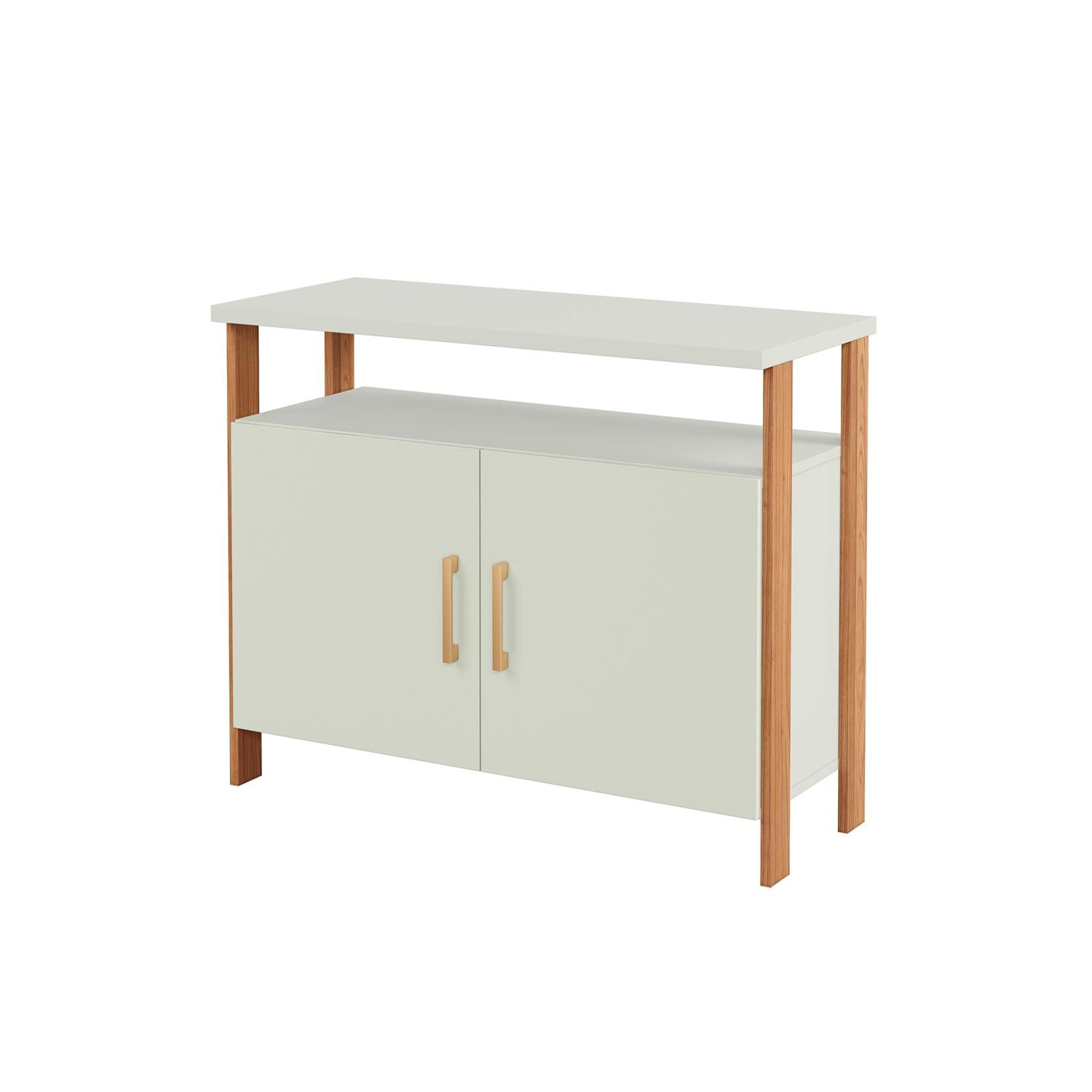 Bifé Cox 89X73X38 Off White, Natural