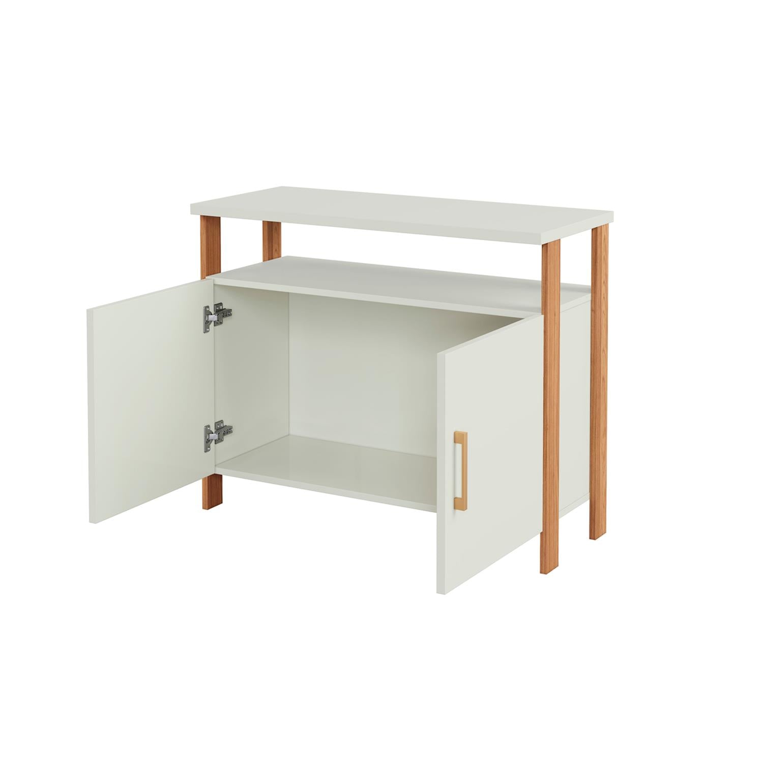 Bifé Cox 89X73X38 Off White, Natural