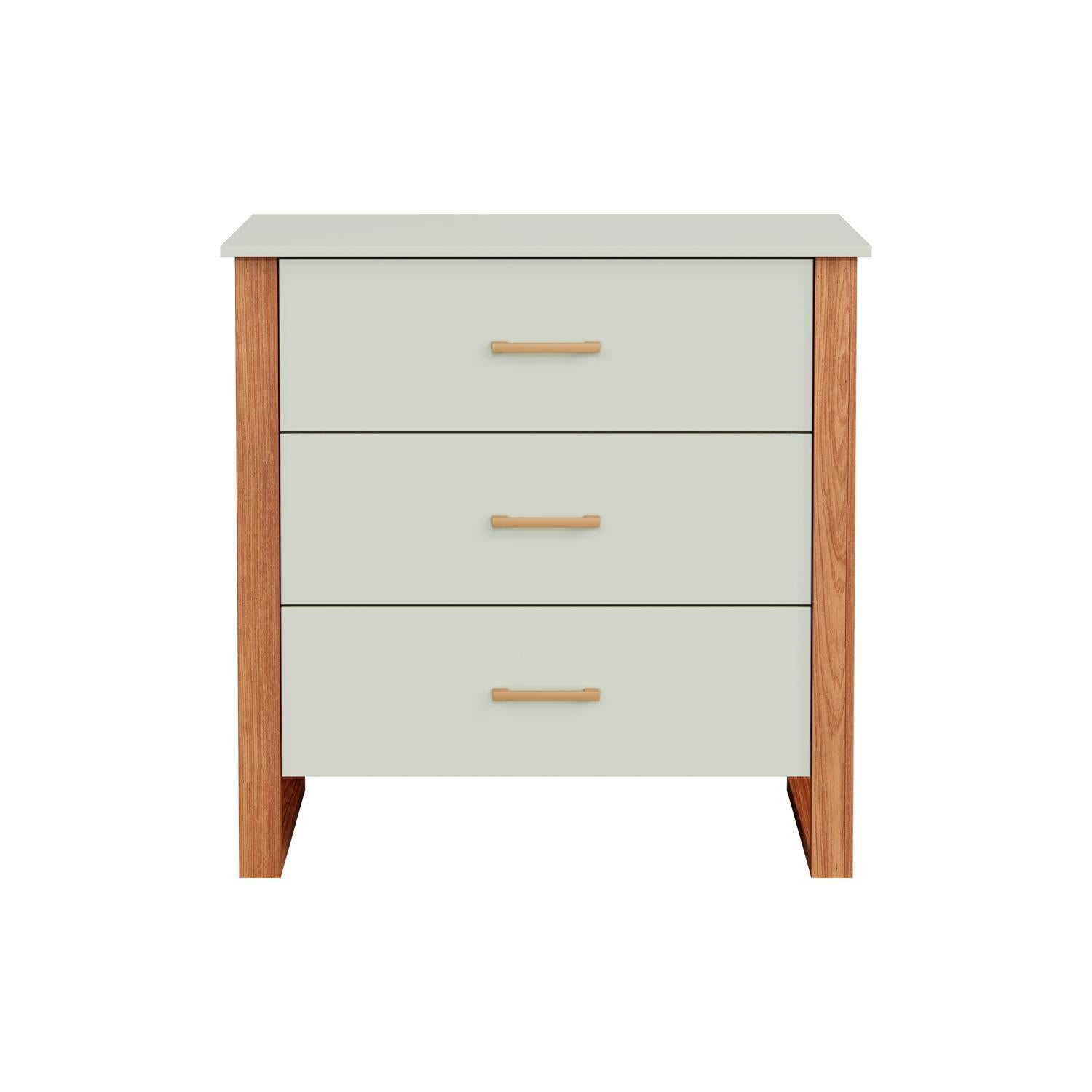 Comoda Cox 89X89X44 Off White, Natural