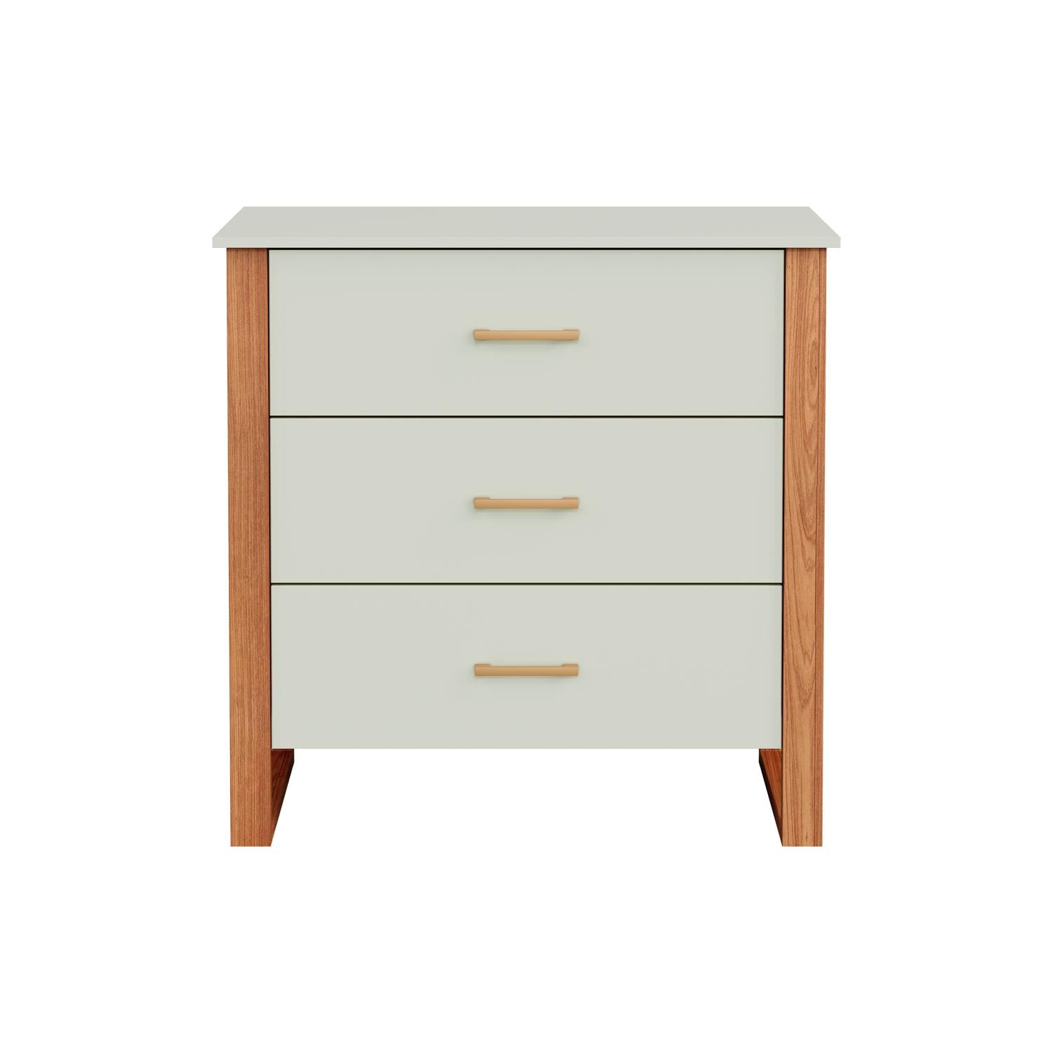 Comoda Cox 89X89X44 Off White, Natural