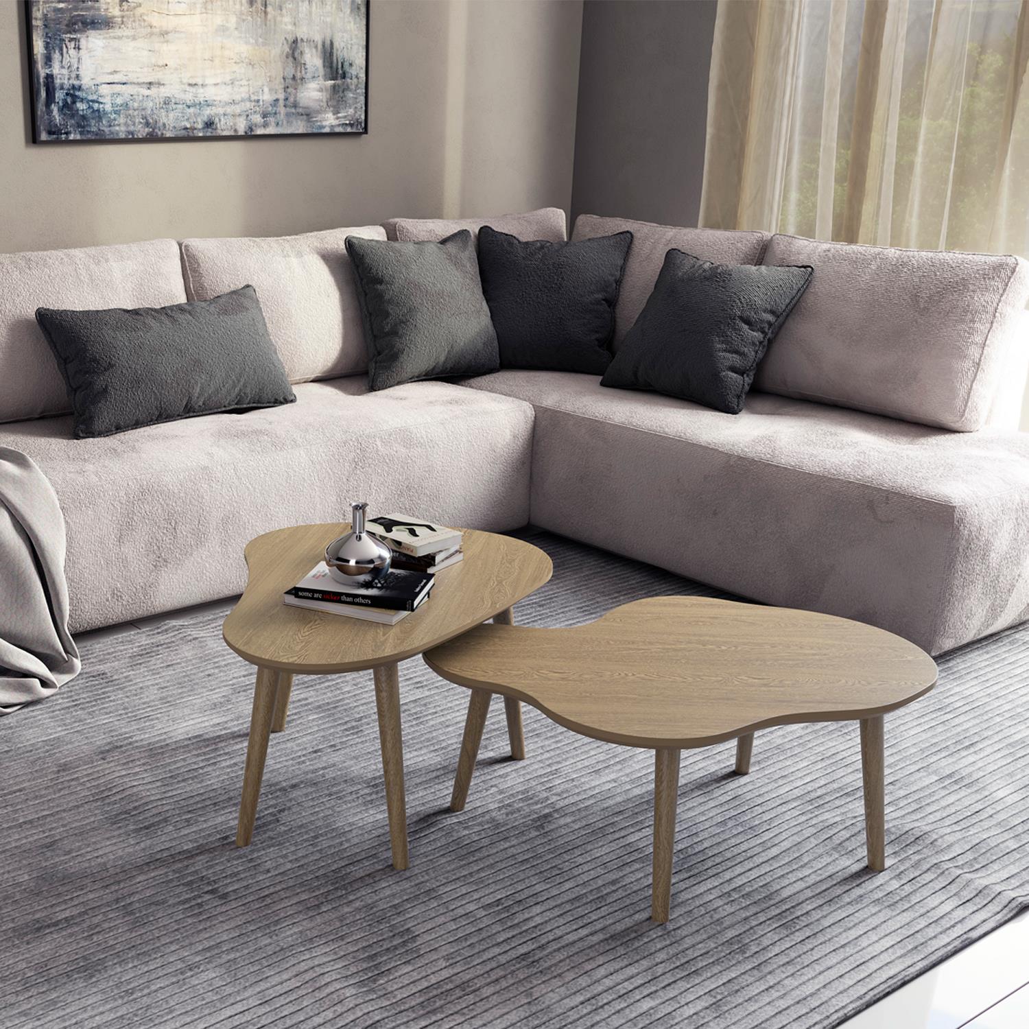 Mesa De Centro Liz 88X34X65 Natural
