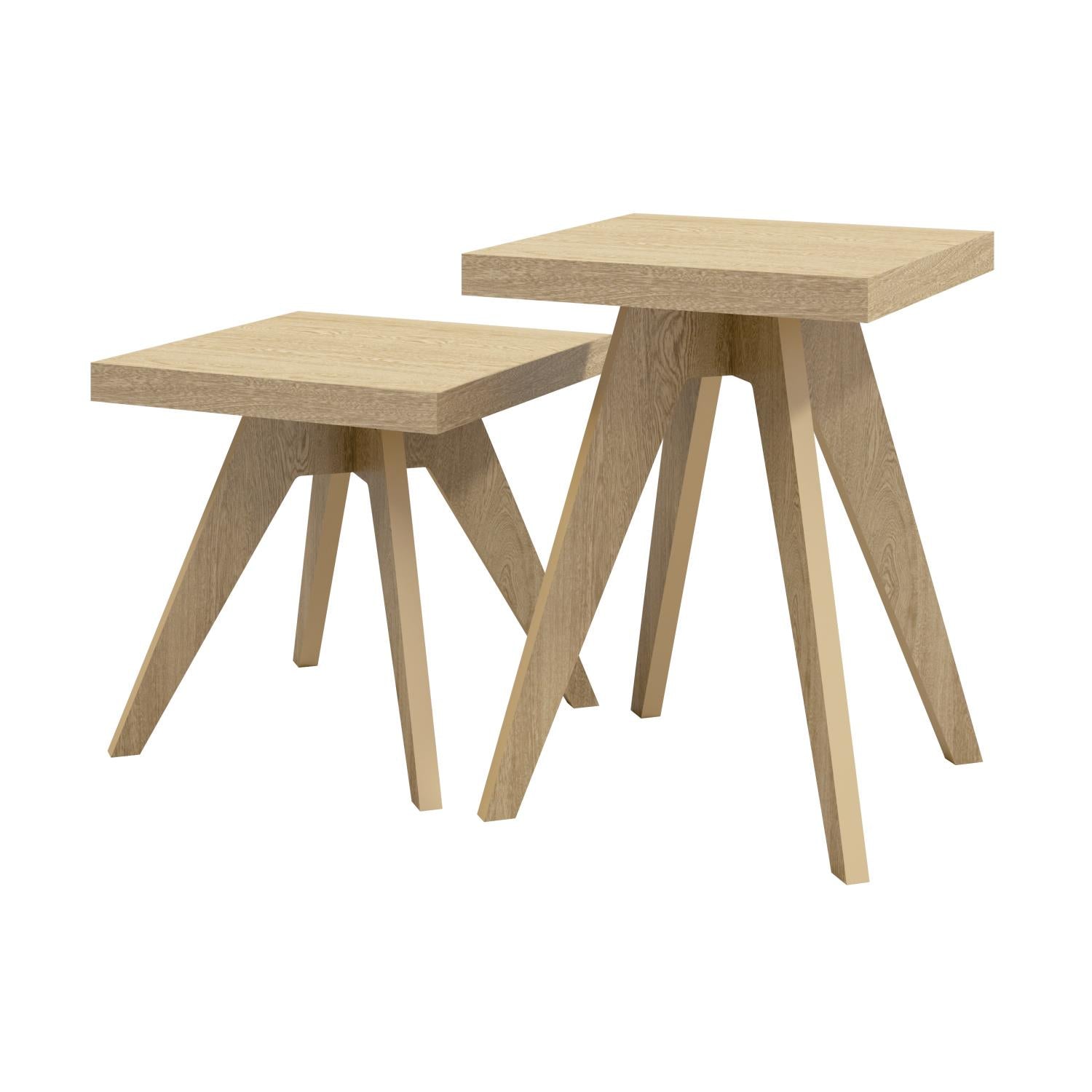 Mesa Decorativa X2 Oslo Natural*