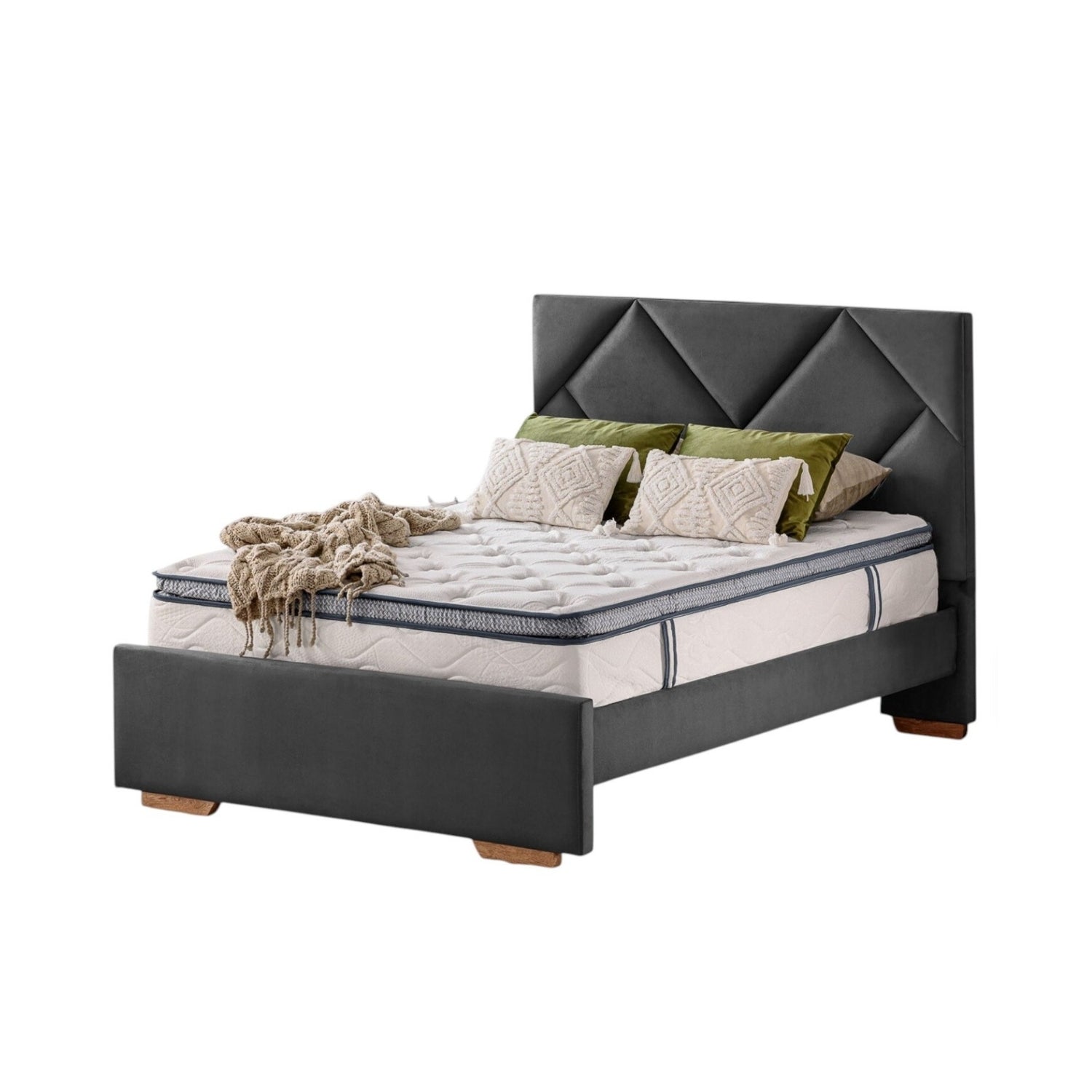 Combo Colchon Doble Delta Pillow Top + Cama