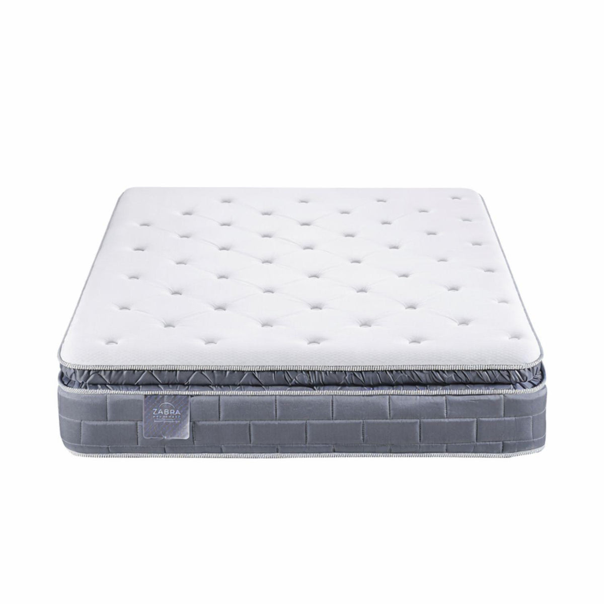 Colchón Semidoble Aurora Pillow Top + Gratis Cama Gris + 2 Almohadas
