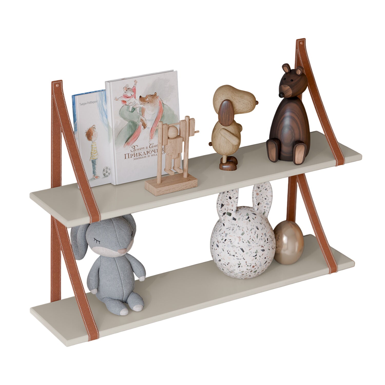 Repisa Aminta 90X30X20 Off White Setx2