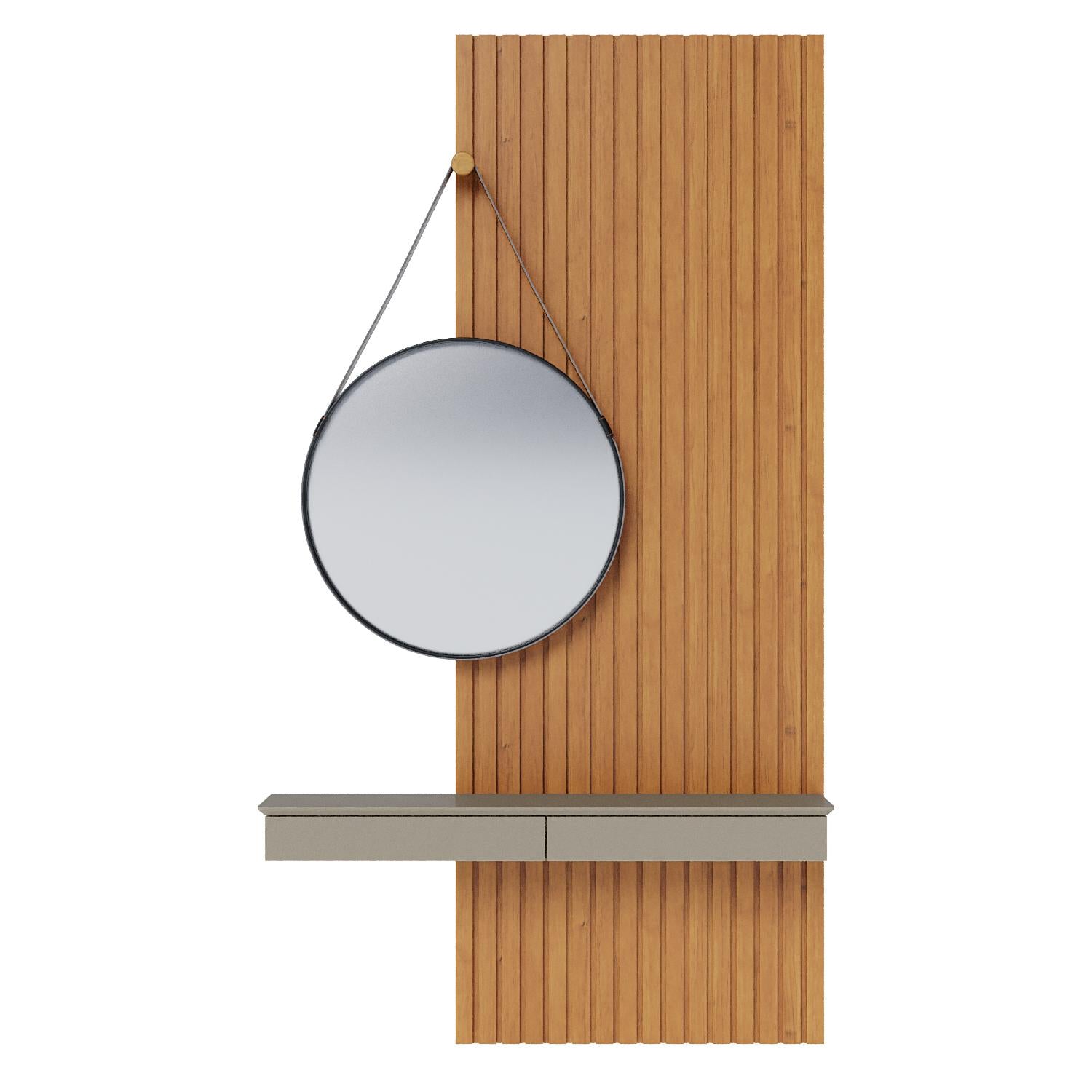 Consola Espejo Alicia 136X219 Gris