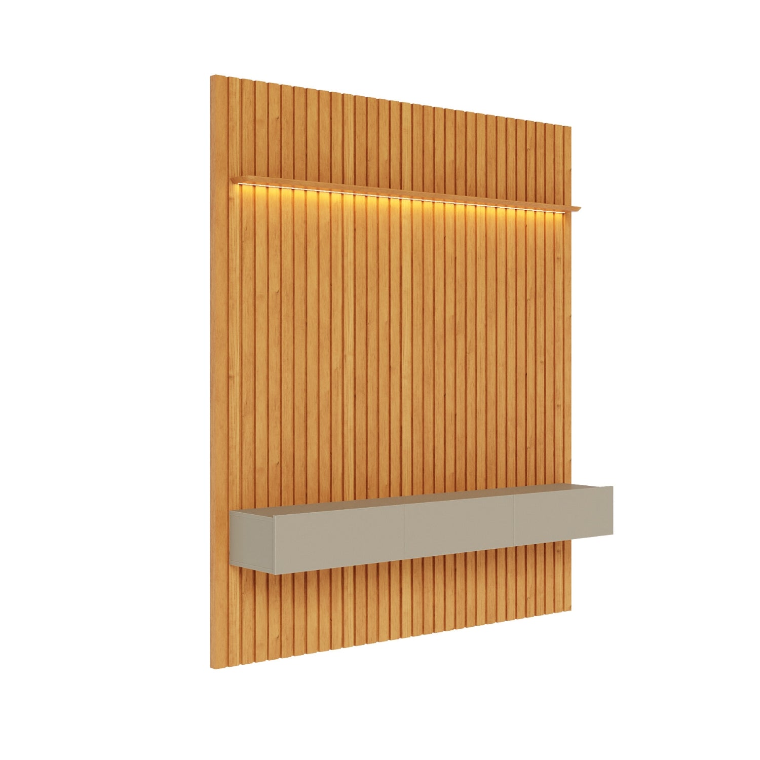 Panel De Tv Alain 184X218X36 Natural