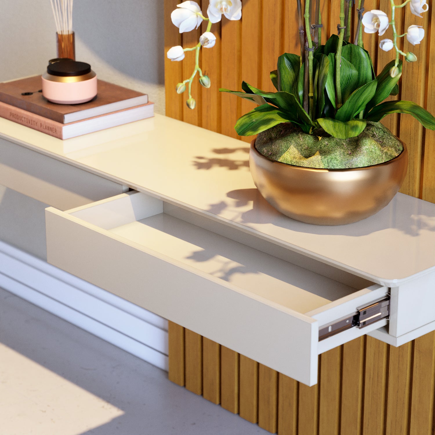 Consola Espejo Alicia 137X219 Natural