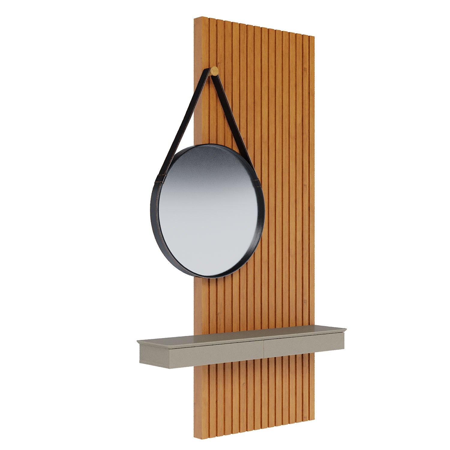 Consola Espejo Alicia 136X219 Gris