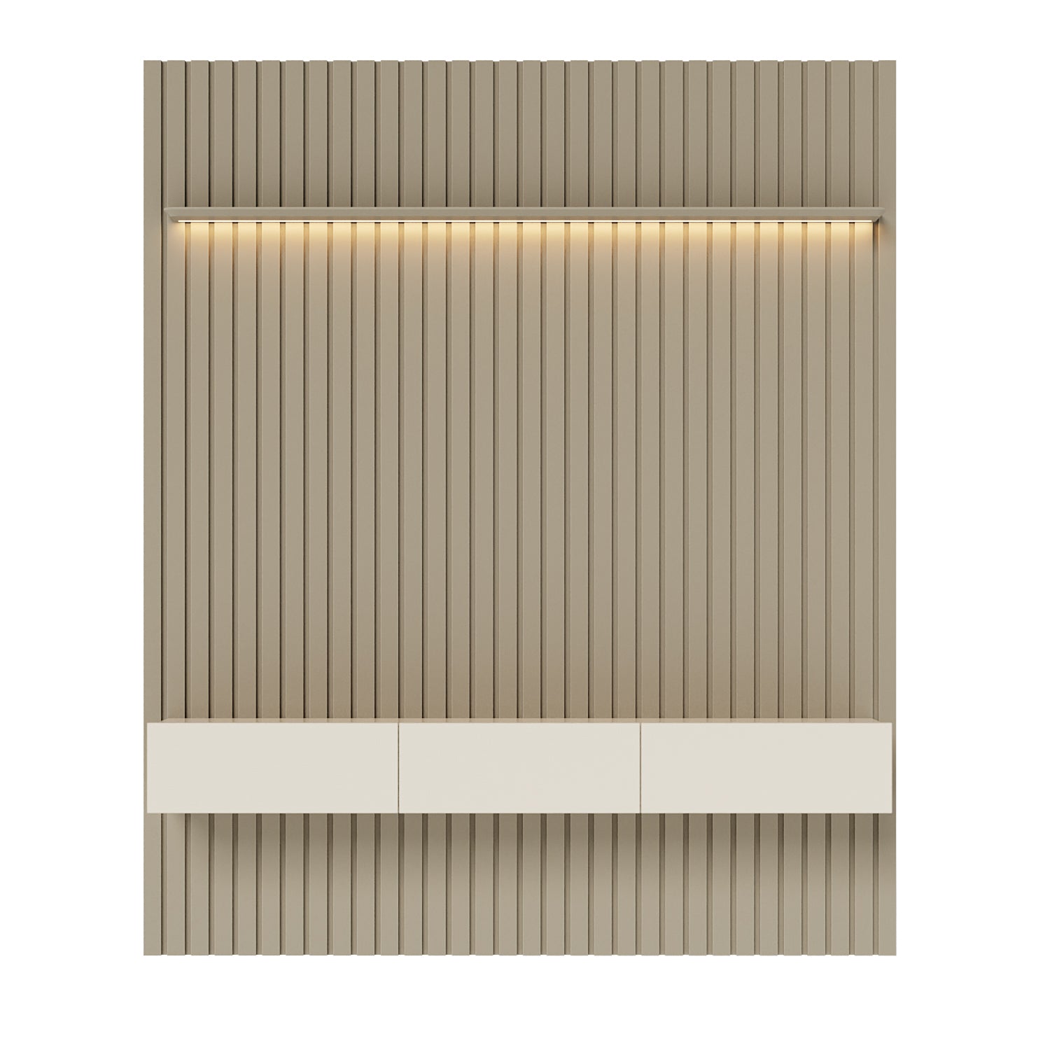 Panel De Tv Alain 184X218X36 Gris