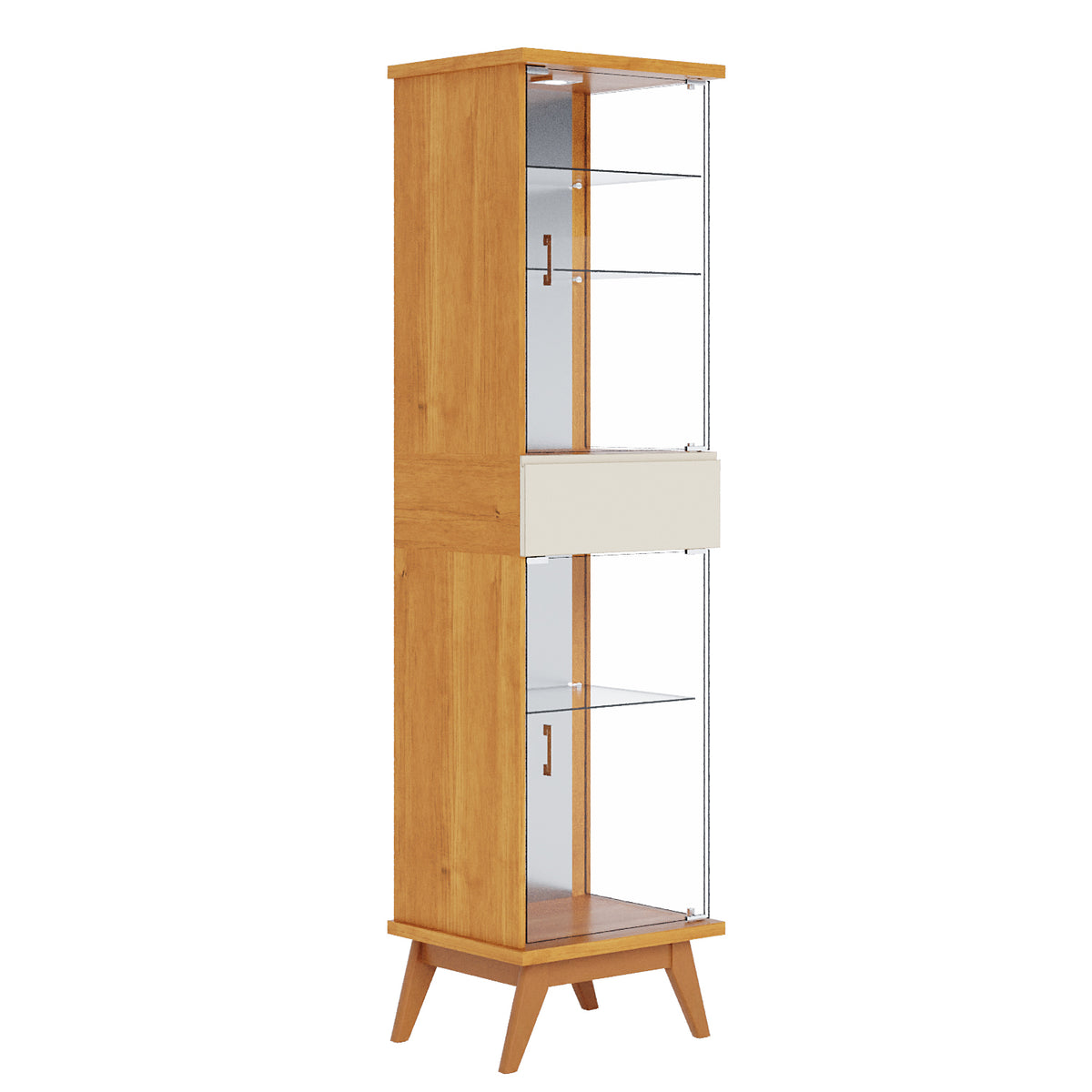 Vitrina Ines 48X183X41 Natural, Off White