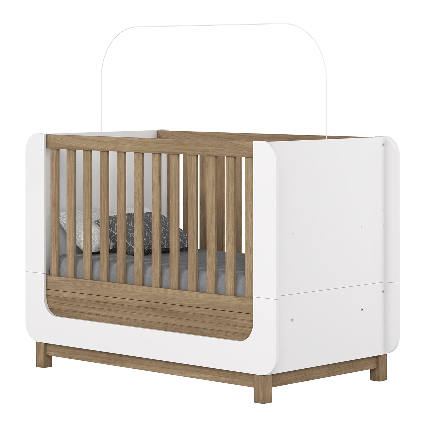 Cuna Para Bebé Trendy Blanco, Natural