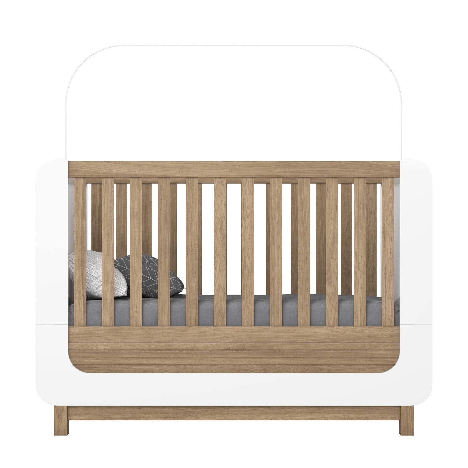 Cuna Para Bebé Trendy Blanco, Natural