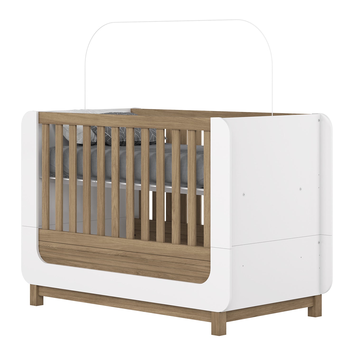 Cuna Para Bebé Trendy Blanco, Natural