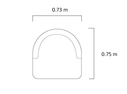 Poltrona Tokio Microfibra Gris