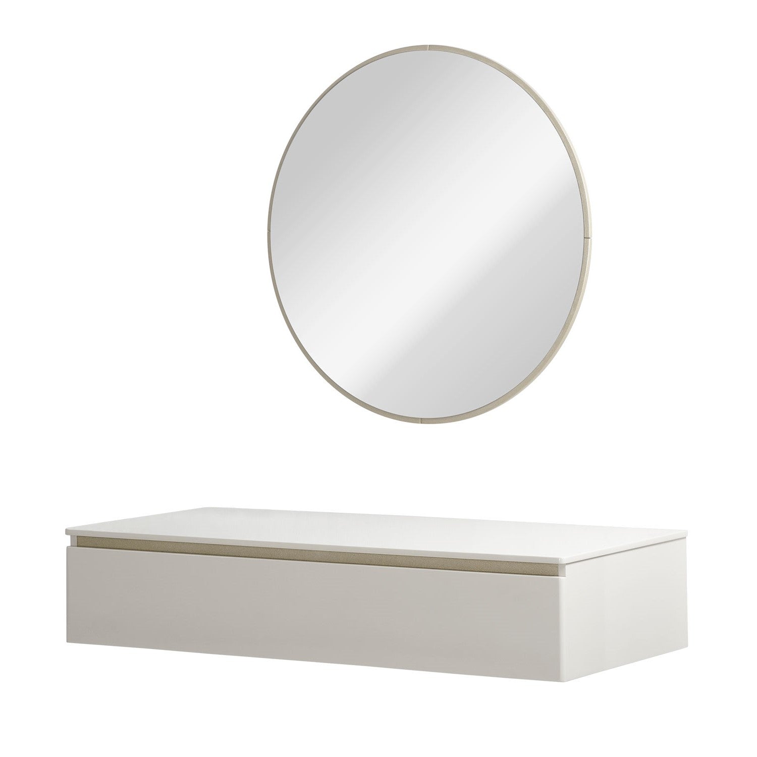 Tocador Moratti Greige, Champaña Solo Base