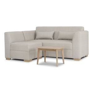 Juego de Sala Dalton Eurolino Vitore Trigo, Natural