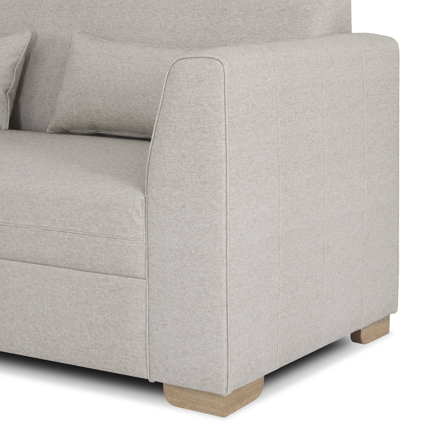 Juego de Sala Dalton Eurolino Vitore Trigo, Natural