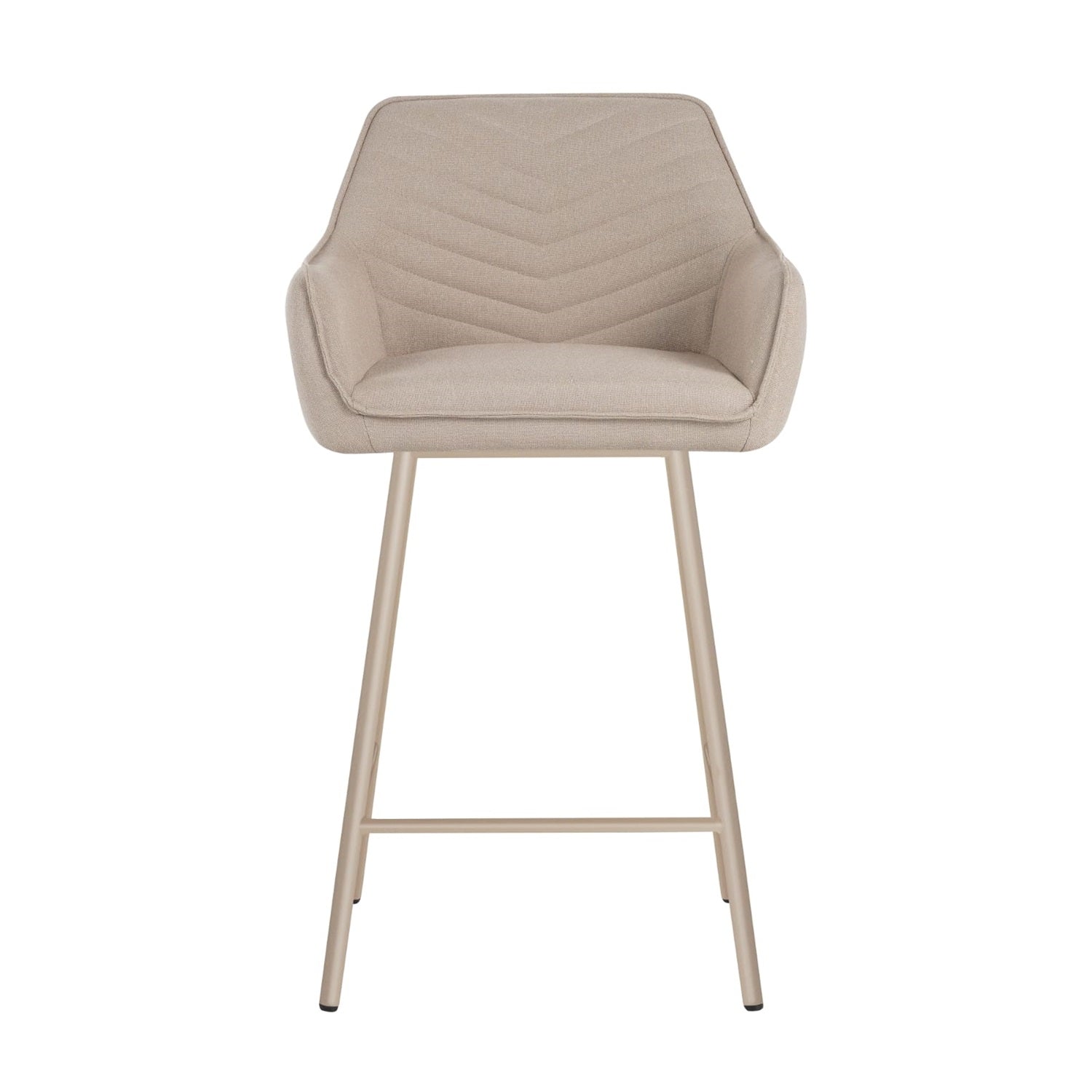 Silla Para Barra Colin Velvet Taupe