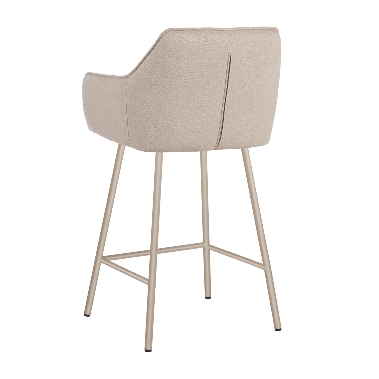 Silla Para Barra Colin Velvet Taupe