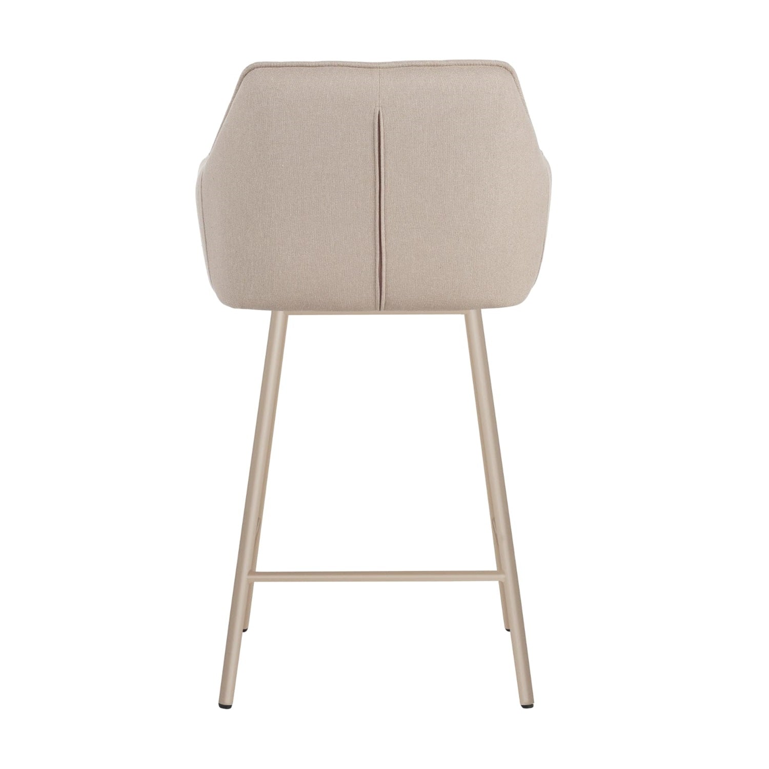 Silla Para Barra Colin Velvet Taupe