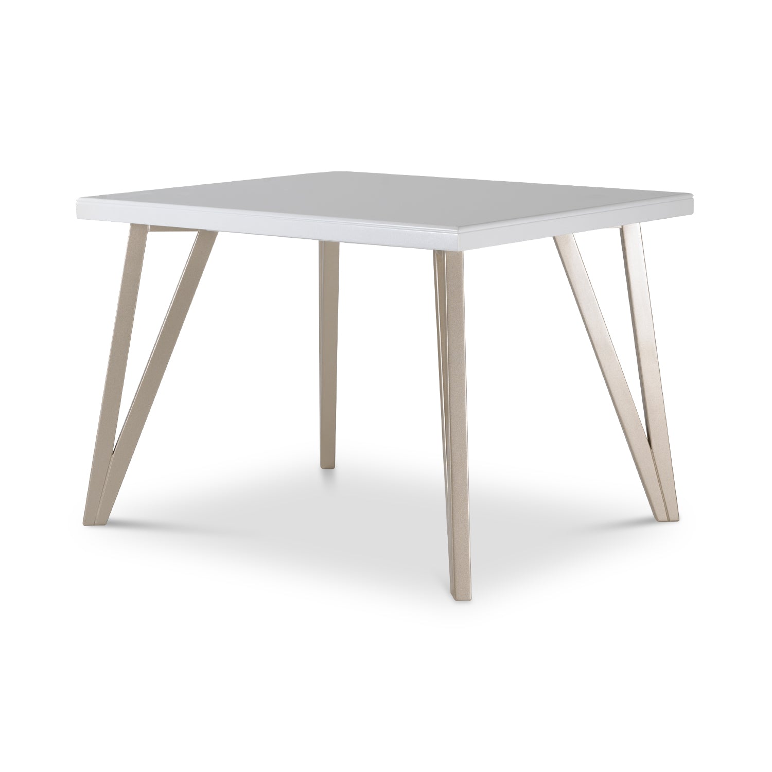 Comedor 4 Puestos Dublin Velvet Idilio Beige, Champaña