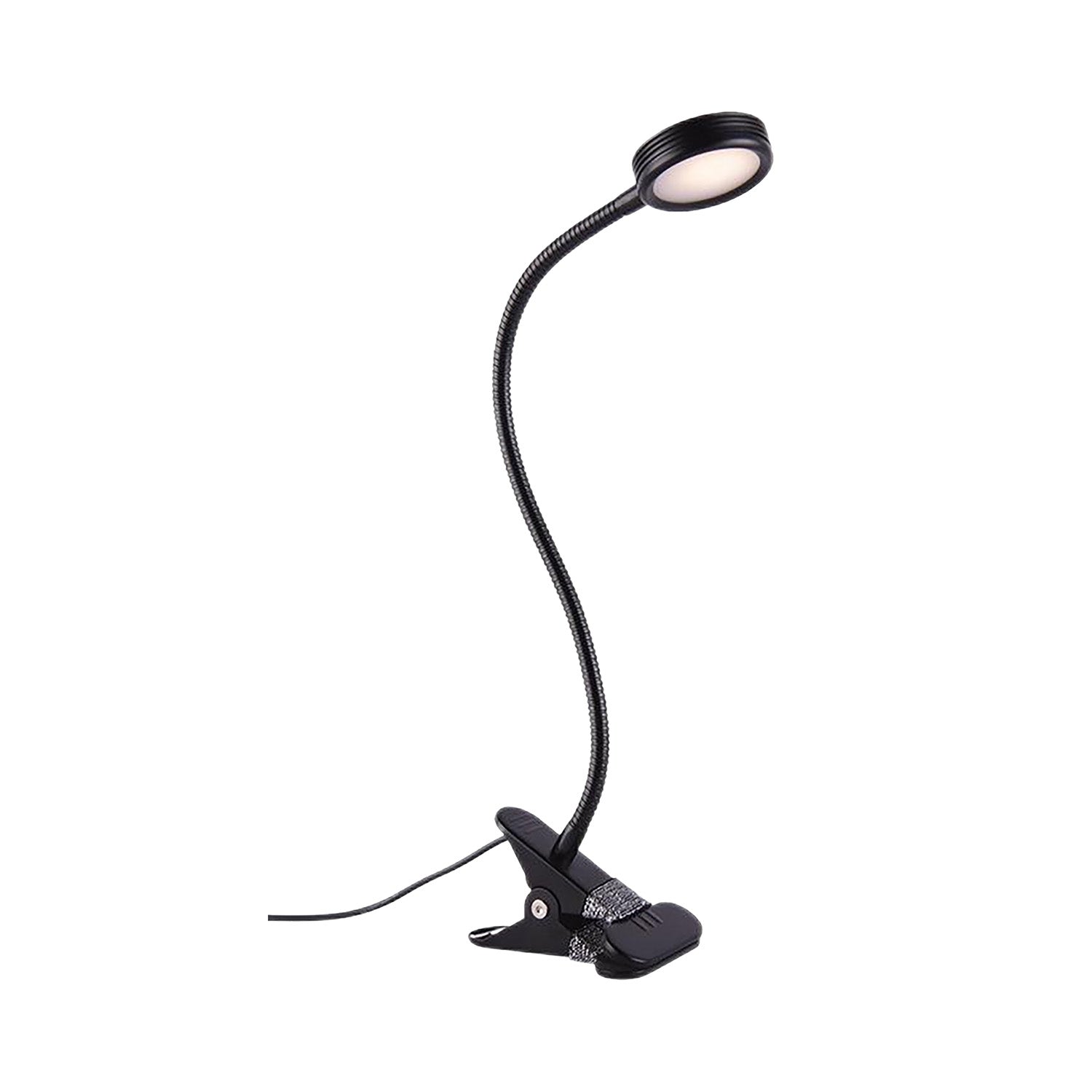 Lampara De Mesa 16X15  Led Dava Negra
