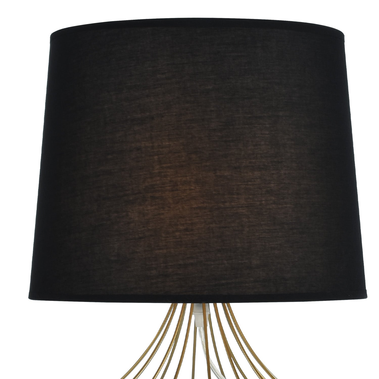 Lampara Mesa 31X50  Amarita Black Negra
