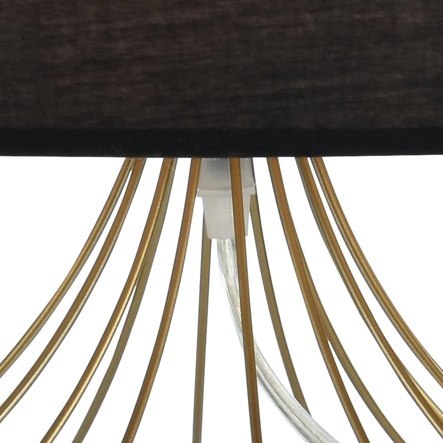 Lampara Mesa 31X50  Amarita Black Negra