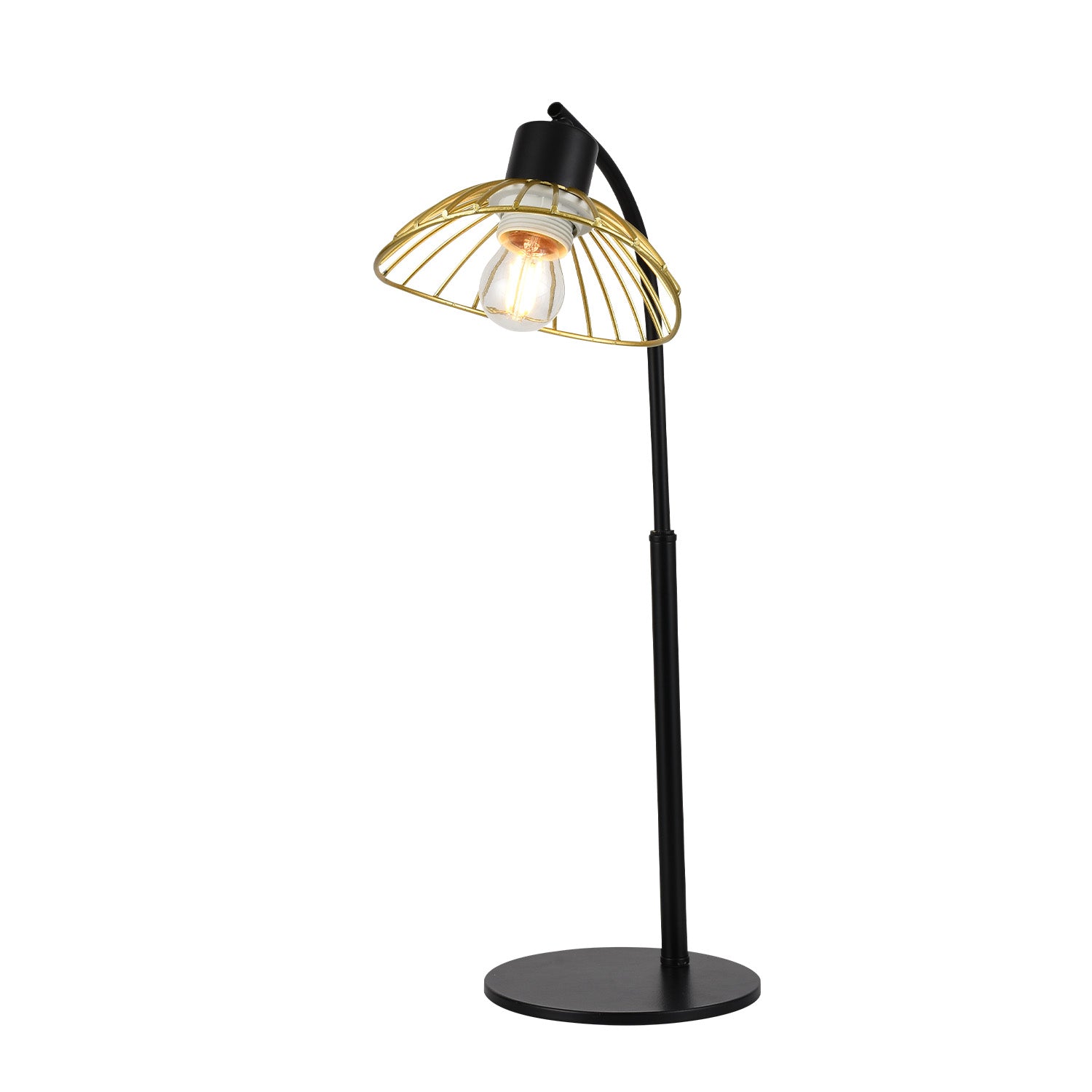 Lampara De Mesa 16X48 Angel  Dorada