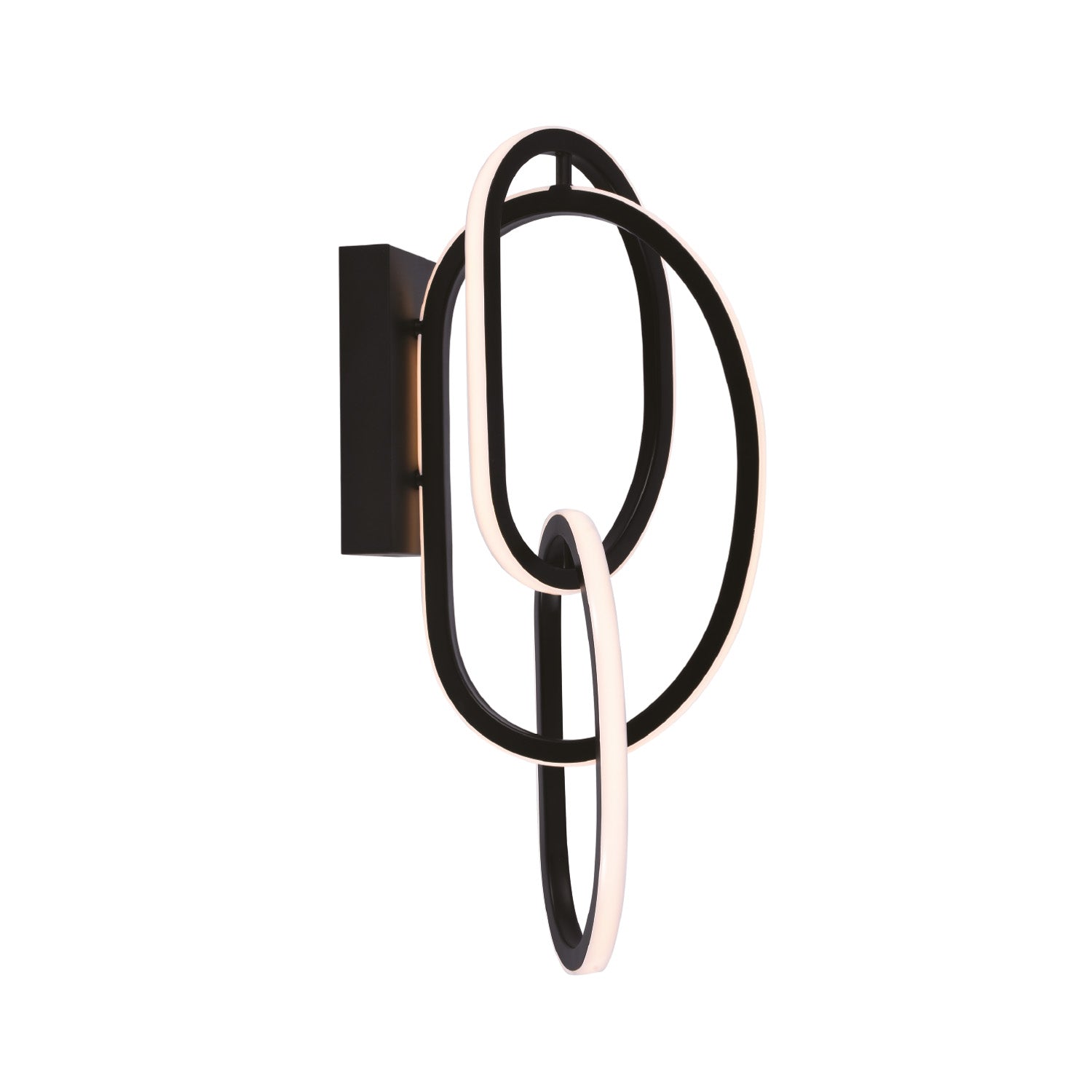 Lampara De Techo 16X50  Led Look Negra