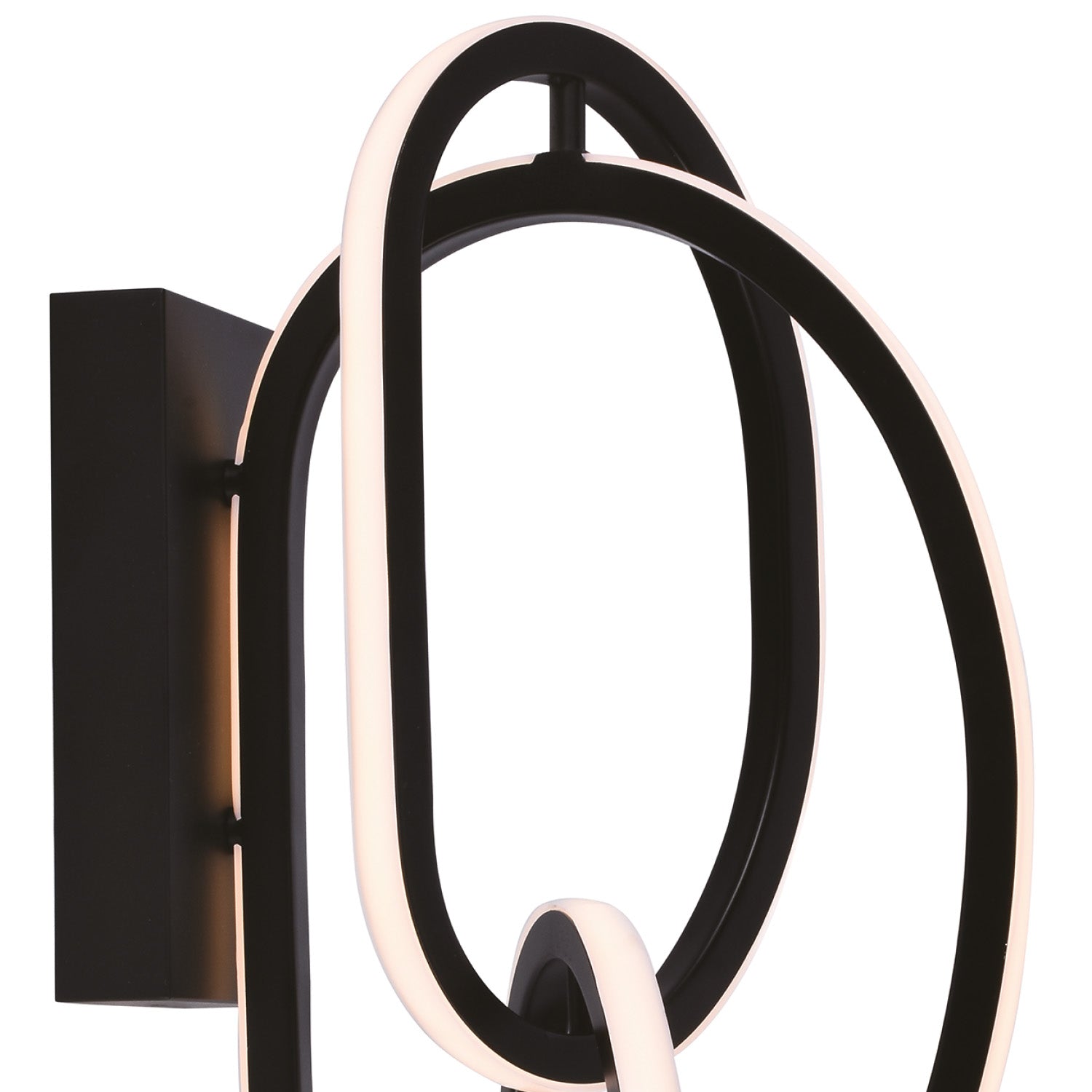 Lampara De Techo 16X50  Led Look Negra