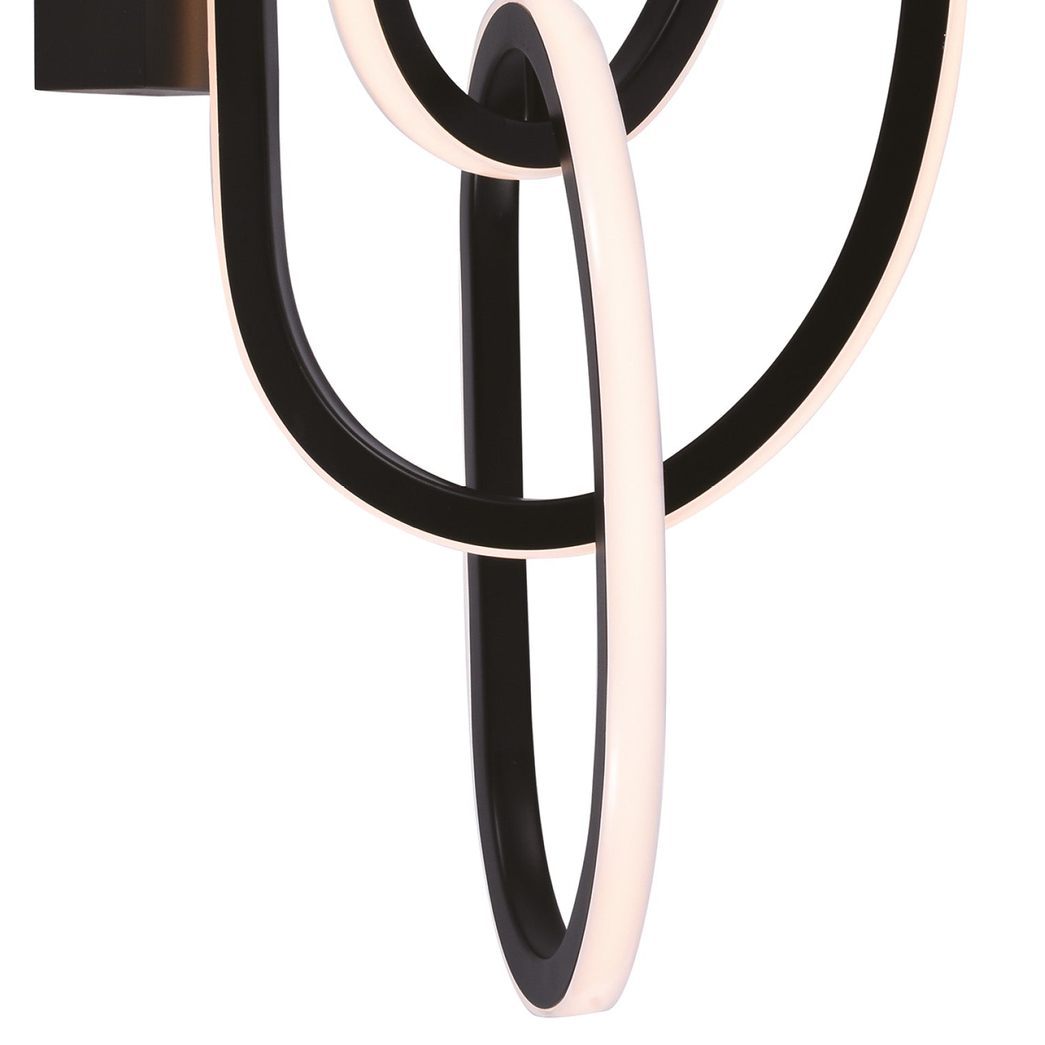 Lampara De Techo 16X50  Led Look Negra