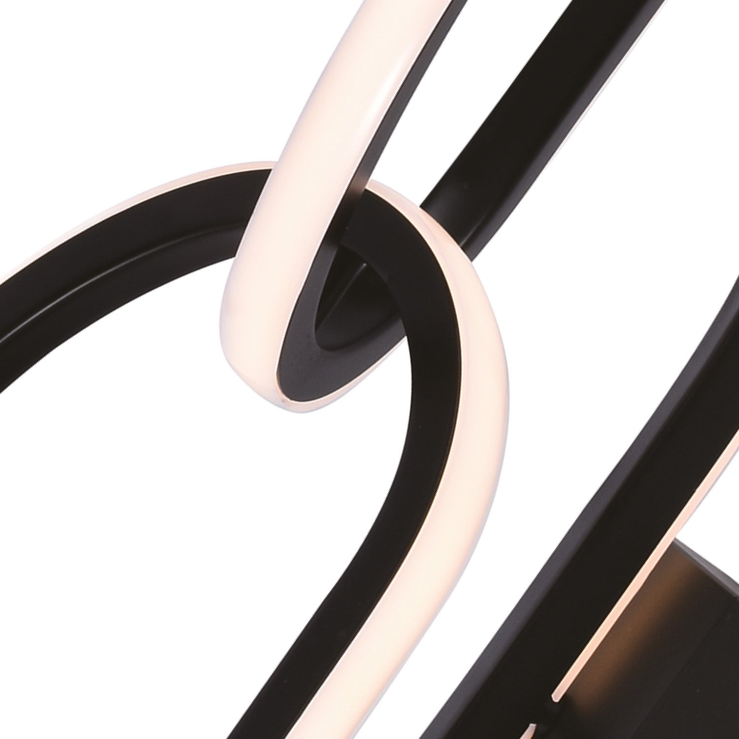 Lampara De Techo 16X50  Led Look Negra