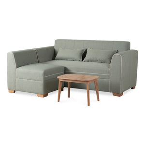 Juego de Sala Dalton Lino Verona Verde, Natural