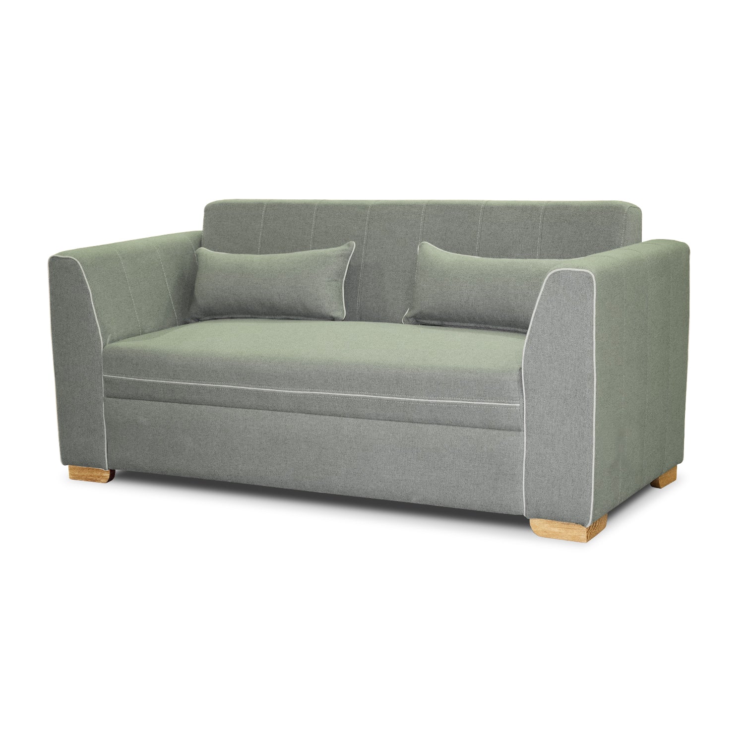 Juego de Sala Dalton Lino Verona Verde, Natural