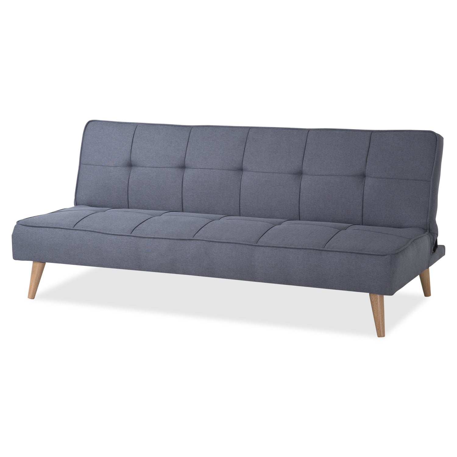 Sofá Cama Daytona Lino Haus Gris Plomo, Natural