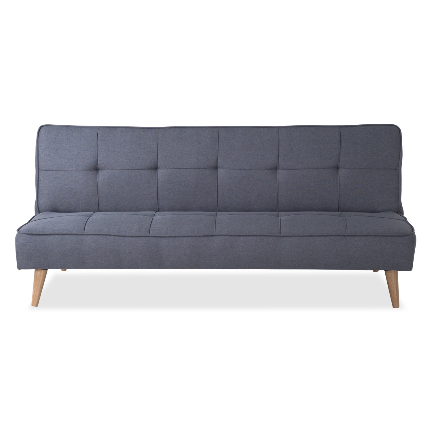 Sofá Cama Daytona Lino Haus Gris Plomo, Natural
