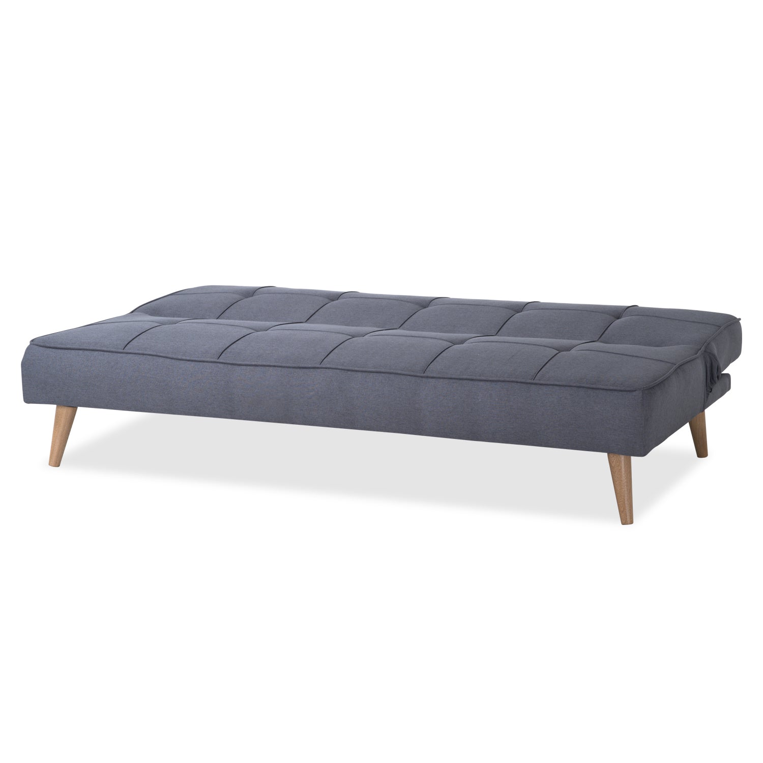 Sofá Cama Daytona Lino Haus Gris Plomo, Natural
