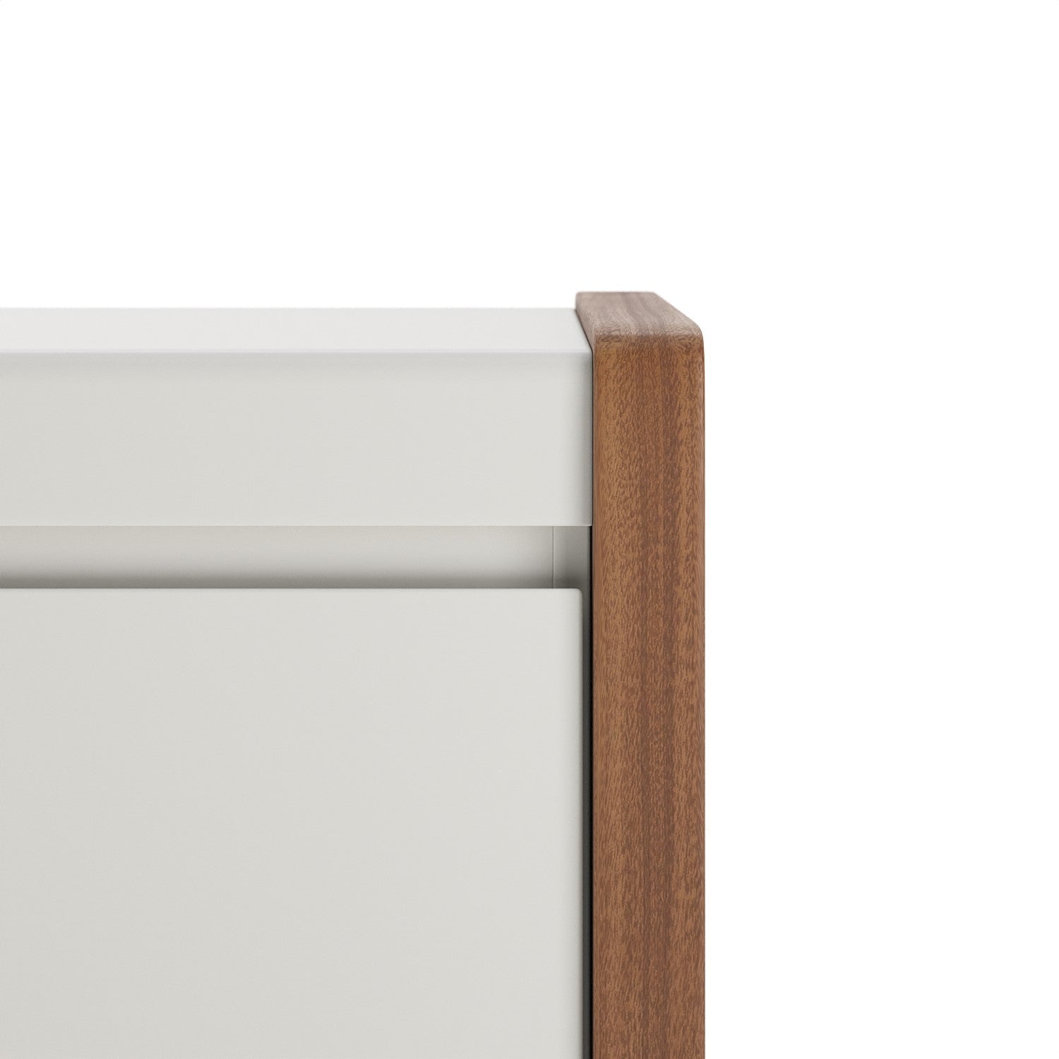 Mesa De Tv Clara 188X56X40 Off White, Natural