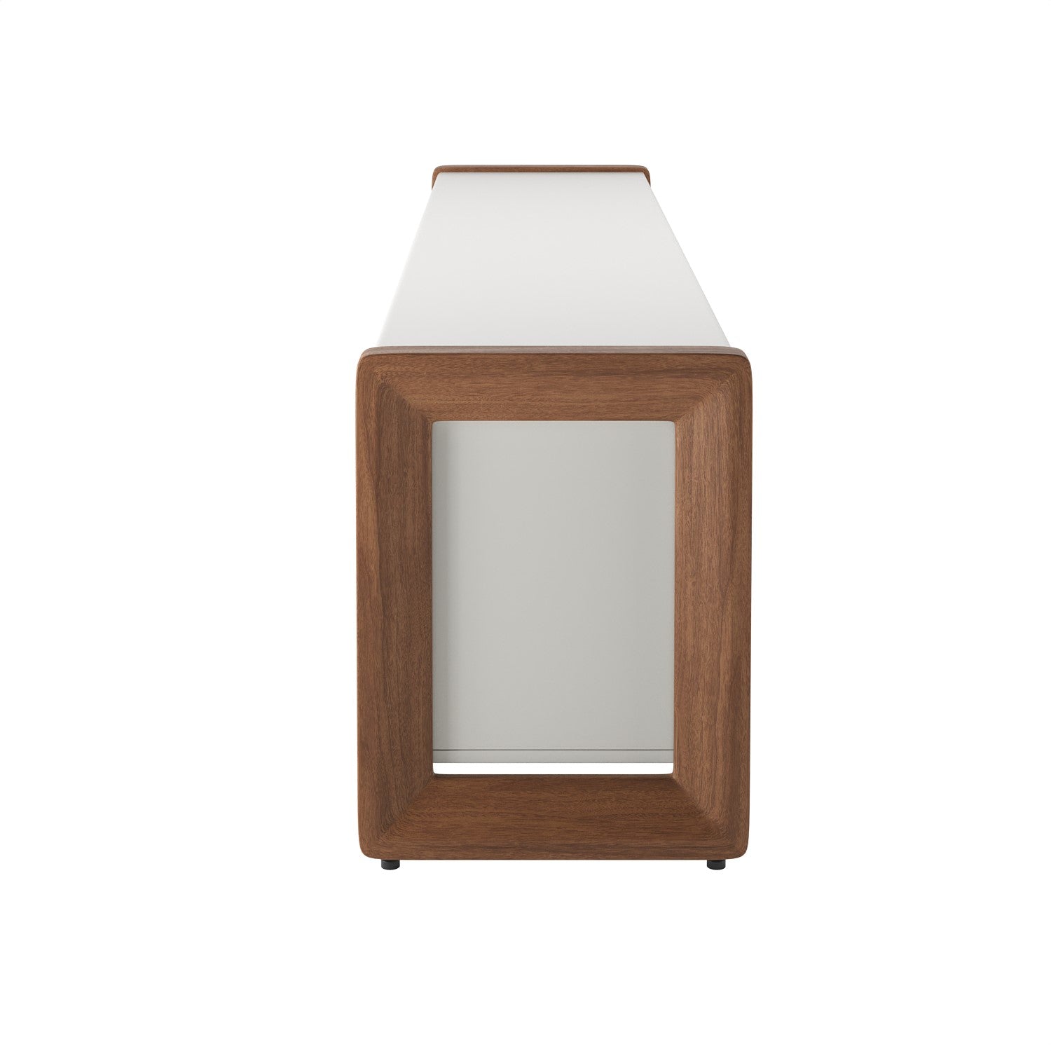 Mesa De Tv Clara 188X56X40 Off White, Natural