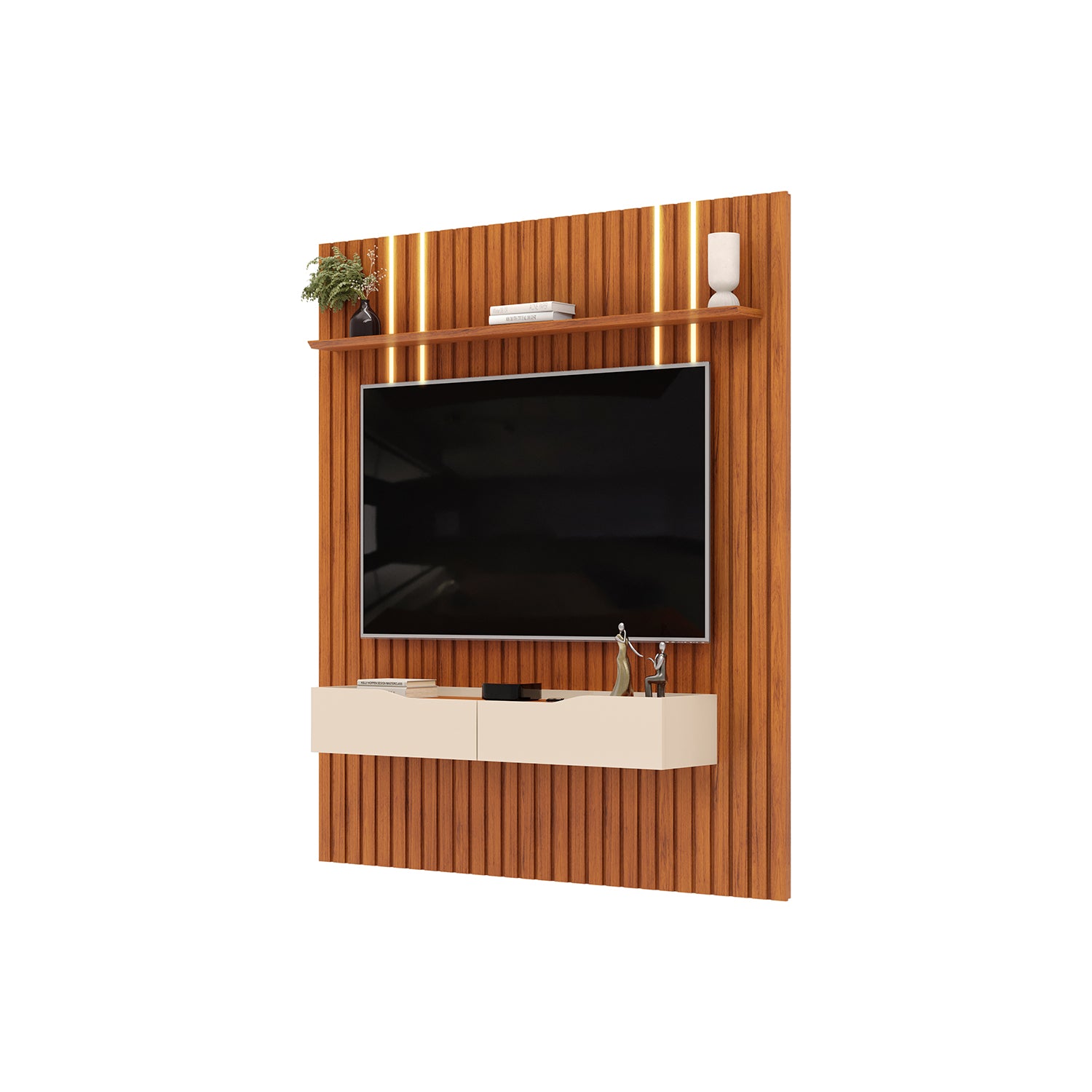 Panel De Tv Baxter Led 183X212 Natural