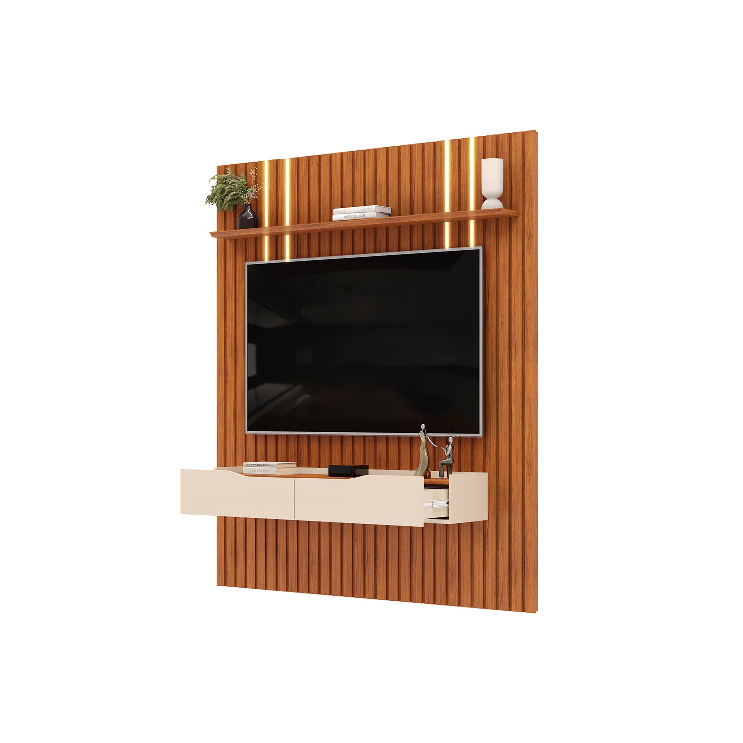 Panel De Tv Baxter Led 183X212 Natural
