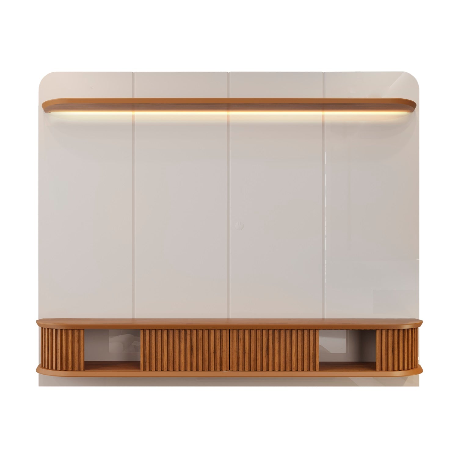 Panel Tv Cami 215X169X38 Natural, Off White