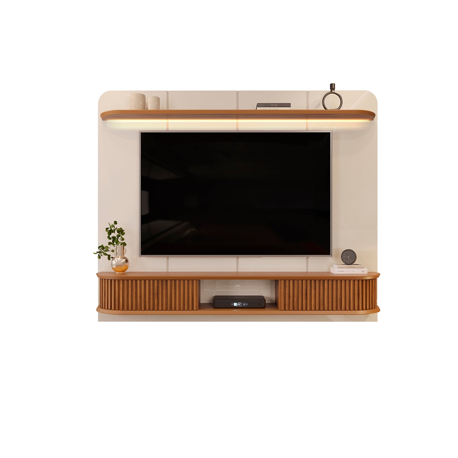 Panel Tv Cami 215X169X38 Natural, Off White